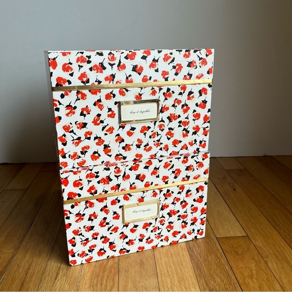 Kate Spade Floral Storage Boxes Set of 2 – Keep It Together – Stylish Decorative - Picture 4 of 8